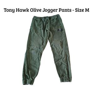 Tony Hawk Olive Green Jogger Pants Size M